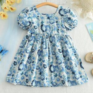 baby girl printed frock